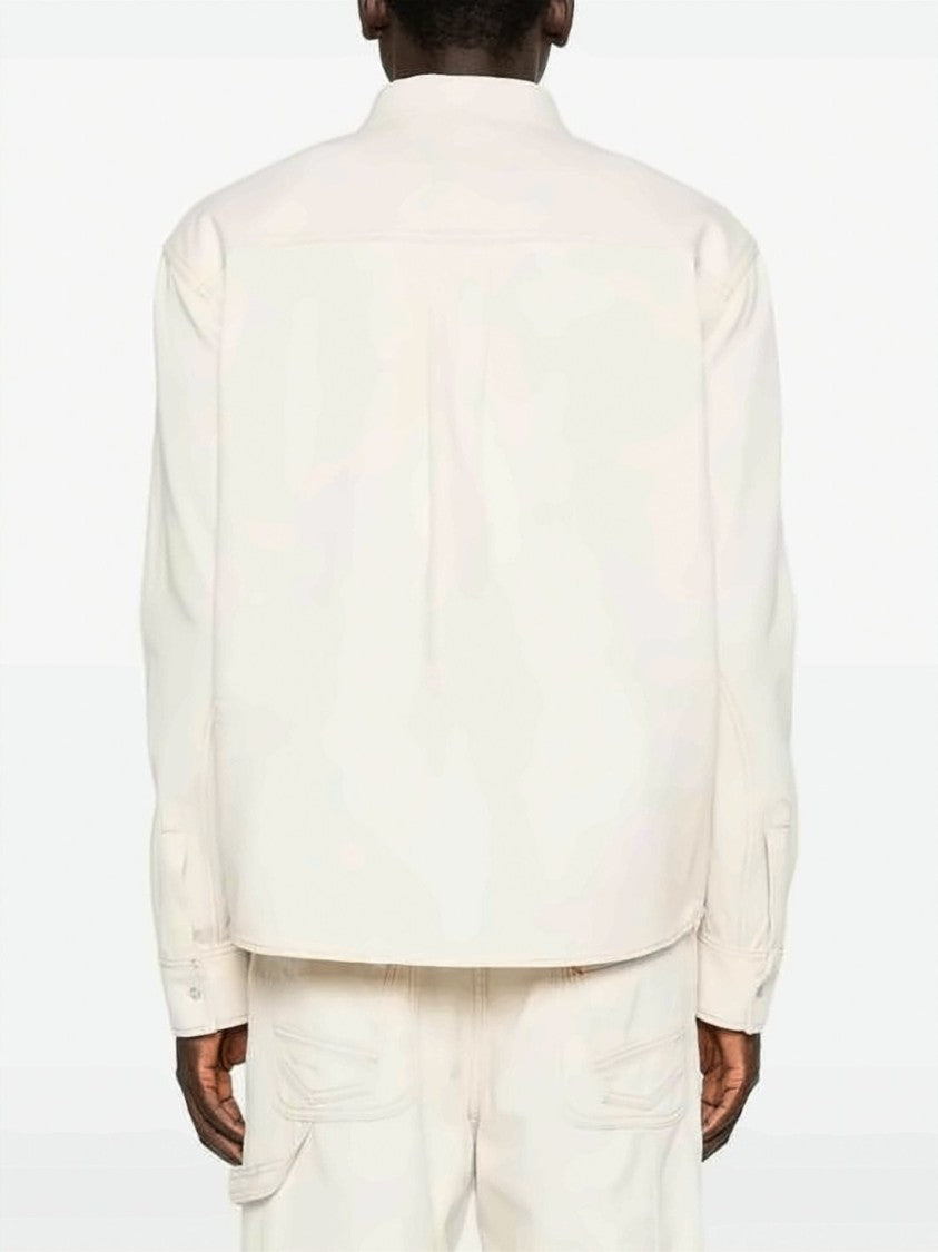 Dsquared2 Structured Denim Jacket With Button-Down Front