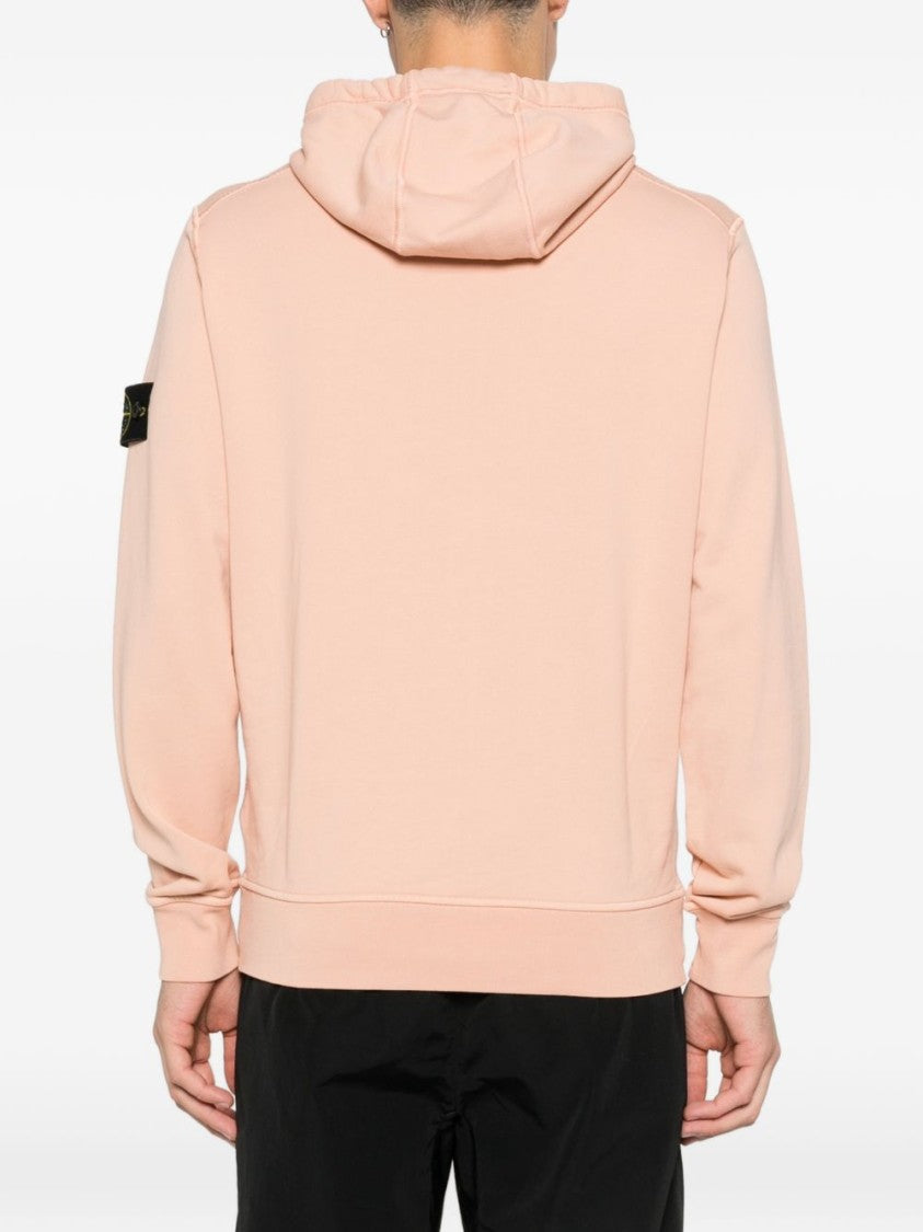 Stone Island Relaxed-Fit Cotton Hoodie With Subtle Logo Patch