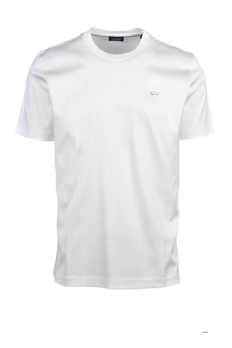 Paul & Shark White Cotton T-Shirt