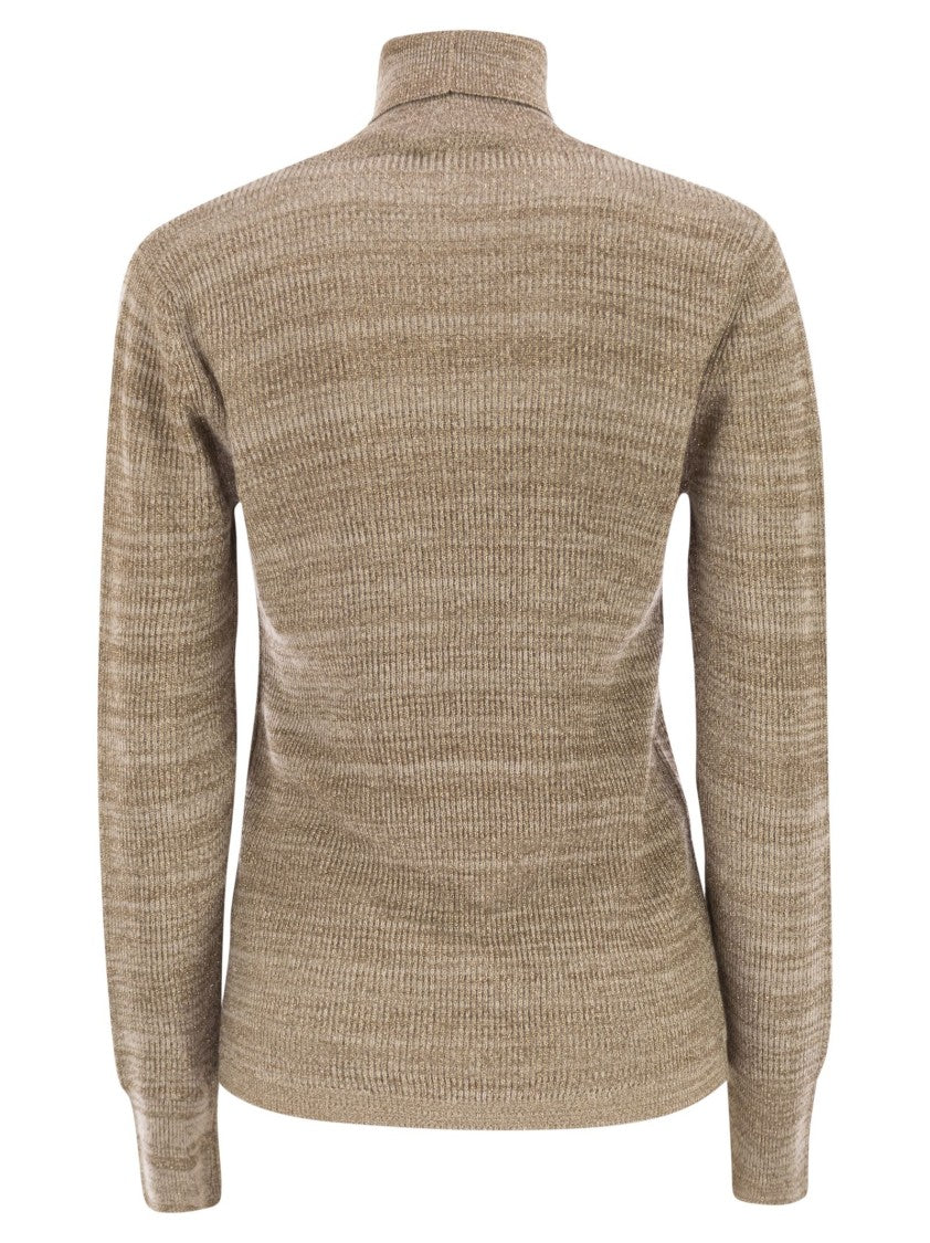 Fabiana Filippi Platinum Yarn Turtleneck
