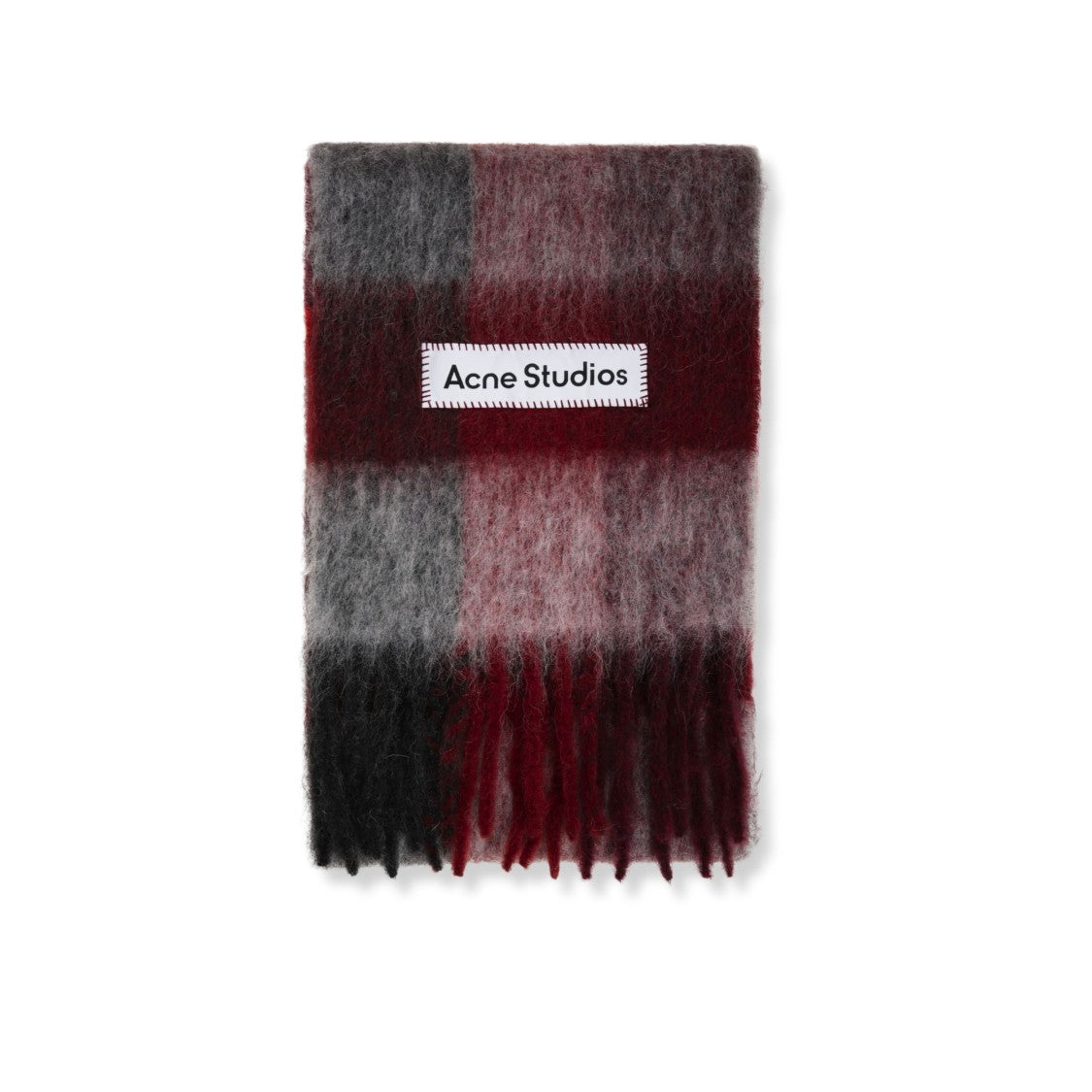 Acne Studios Checked Wool Scarf