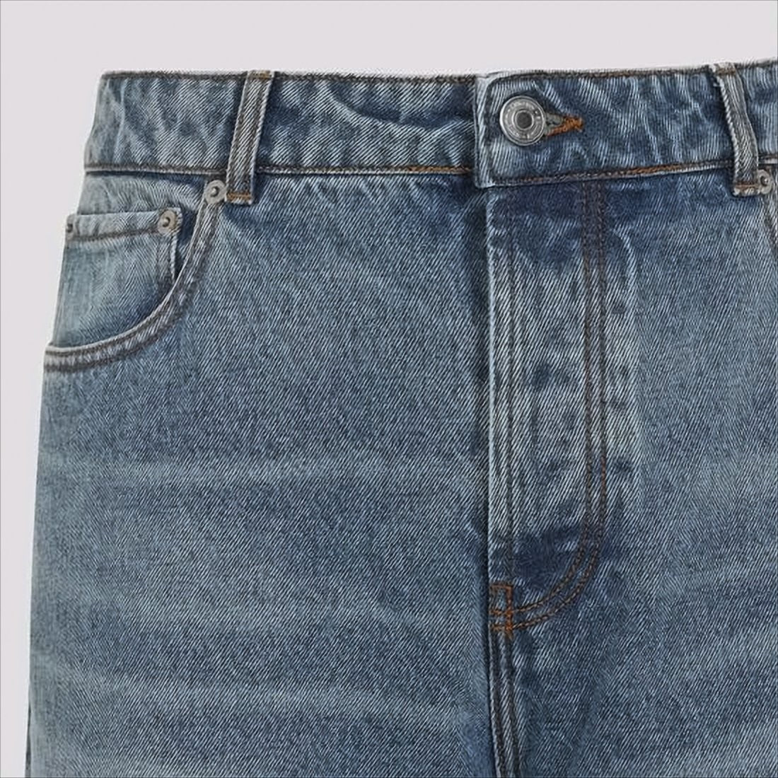 Ami Paris Five-Pocket Denim Pants With Flared Leg