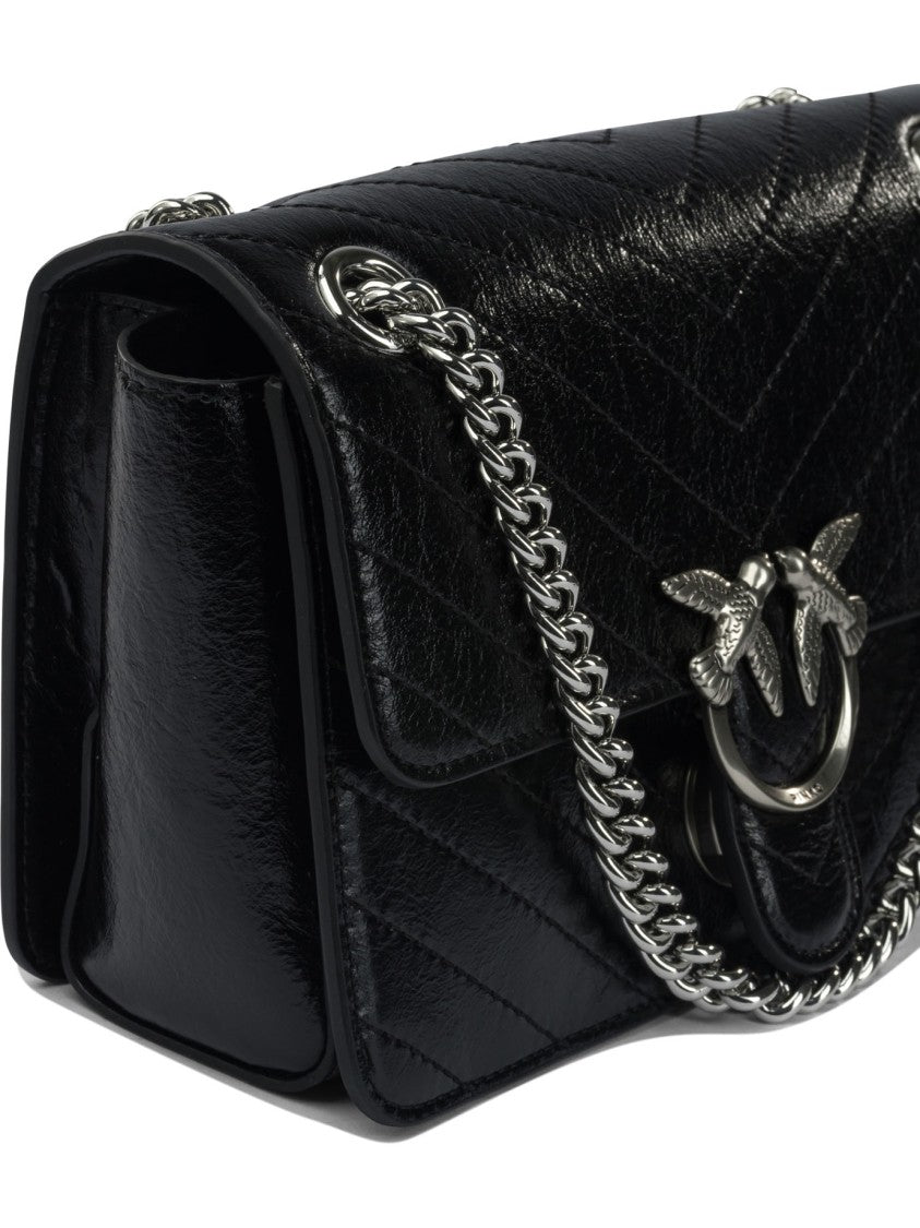 Pinko Calfskin Crossbody Bag