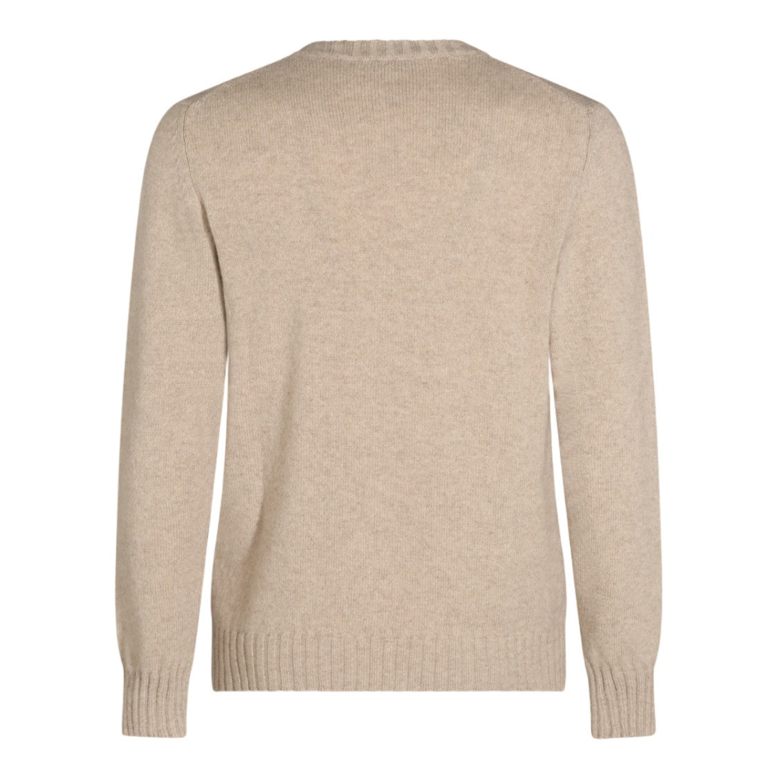 Piacenza Cashmere Ribbed Classic Crewneck Sweater