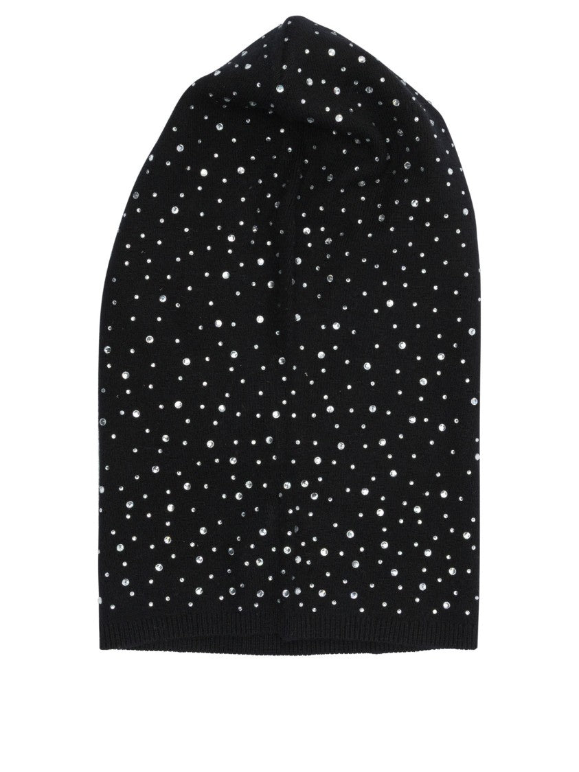 Pinko Black Wool Hat With Snug Fit
