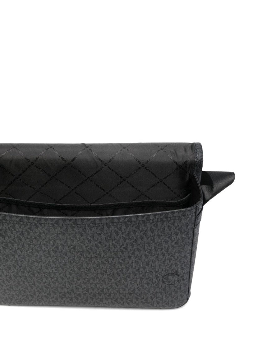 Michael Kors Logo Pattern Flap Shoulder Bag