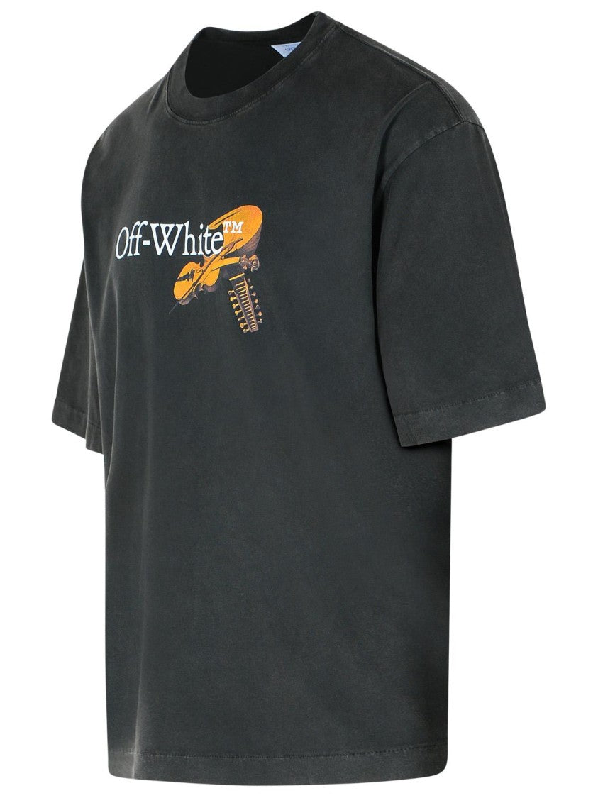 Off-White 'Cupid Arrow' Black Cotton T-Shirt