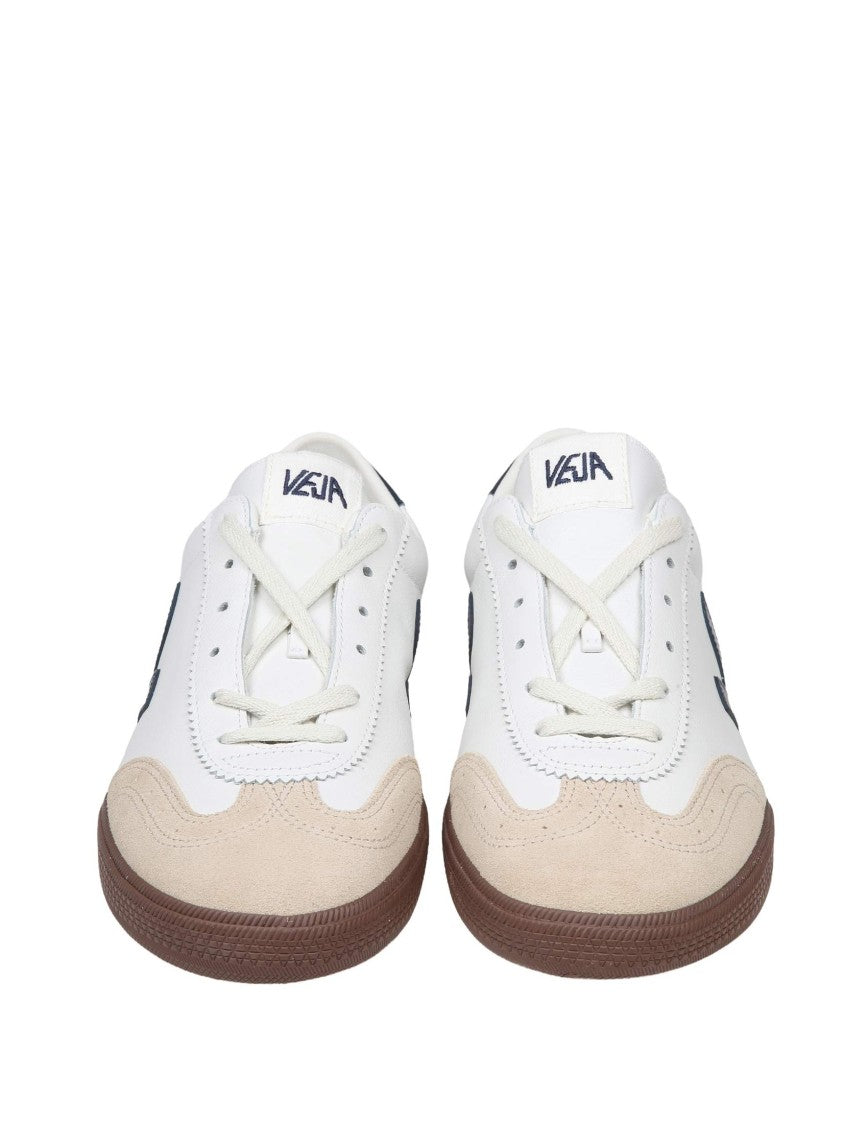 Veja Volley Sneakers In Leather With Suede Details