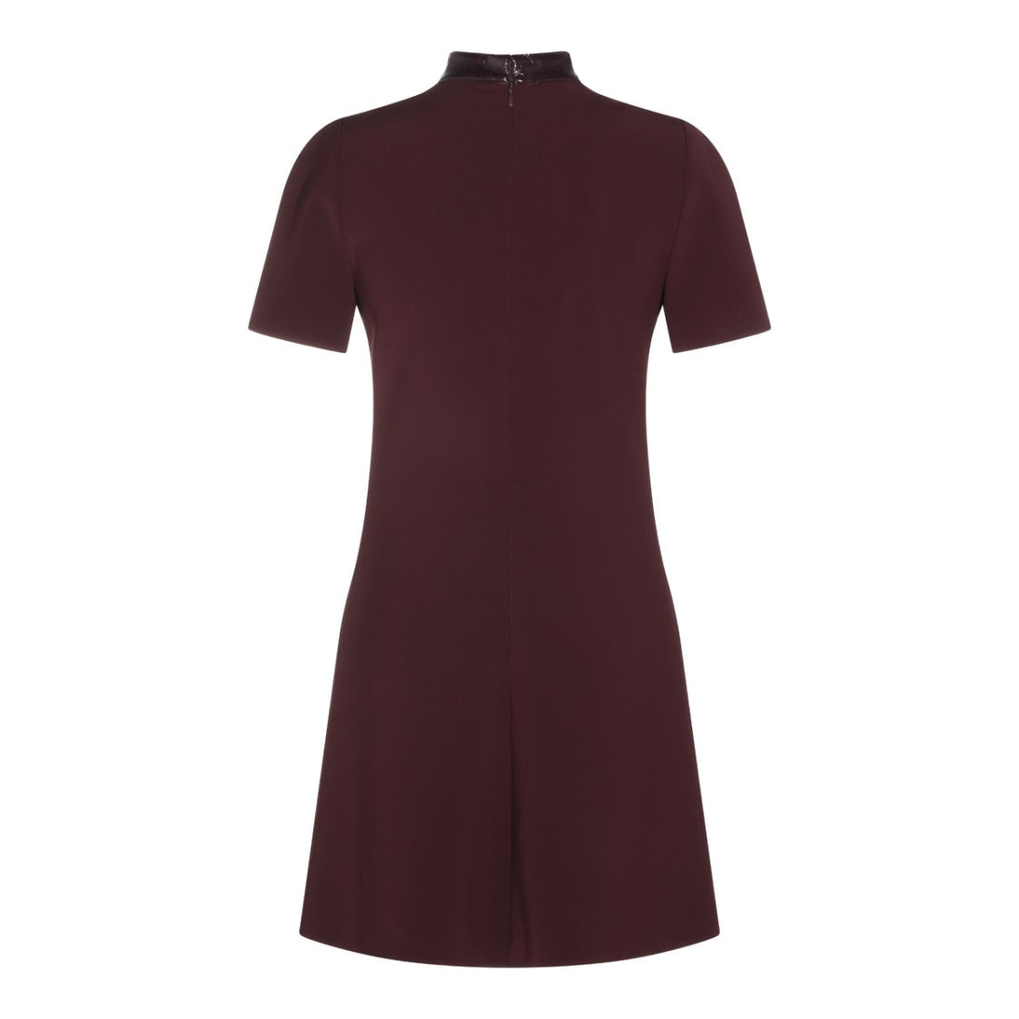 Courrèges Sleek Textured Collar Pocket Mini Dress