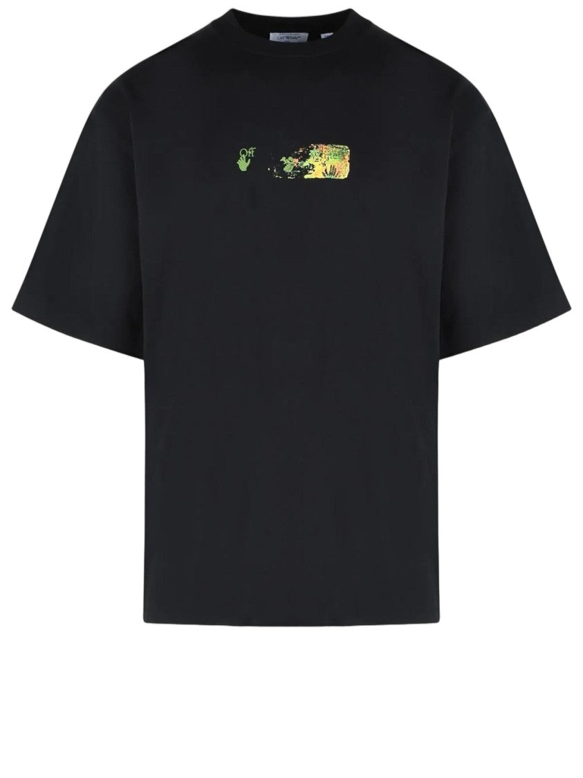 Off-White Spices Arrow Cotton T-Shirt With Artistic Logo Design