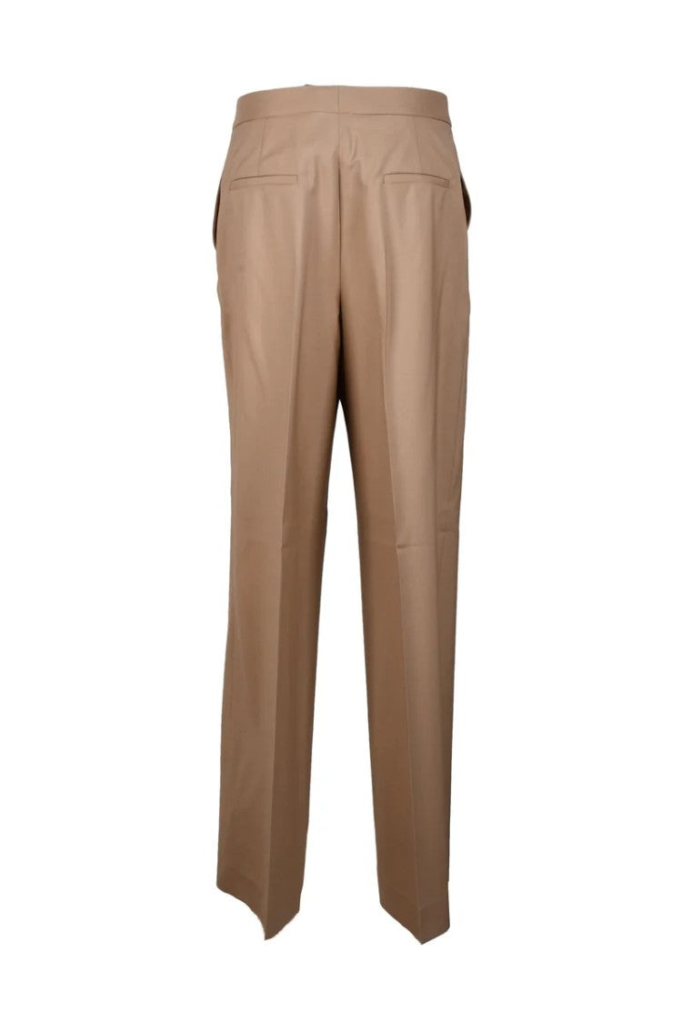 Fabiana Filippi Virgin Wool Trousers - Beige
