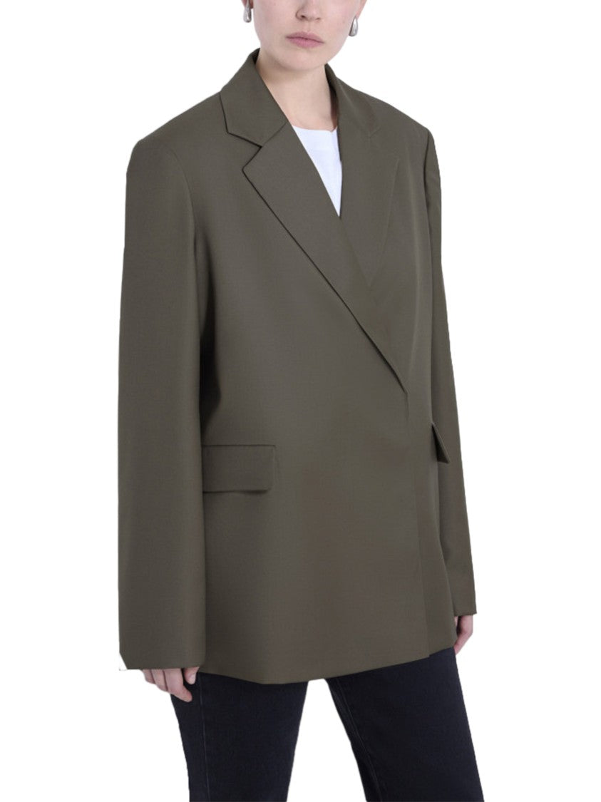 Loulou Studio Double-Breasted Tailored Jacket With Wide Lapels