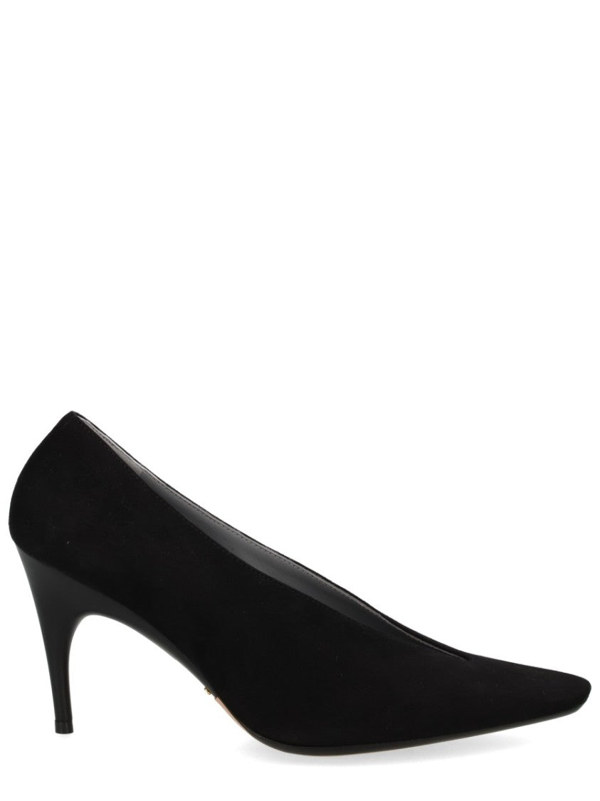 Balenciaga Duchesse Stiletto Heel Leather Pumps
