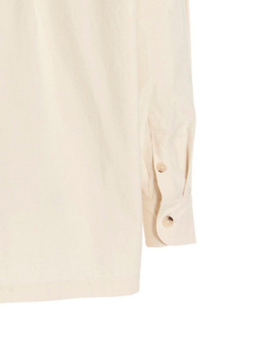 Kenzo Minimalist Long-Sleeve Shirt With Embroidered Detail
