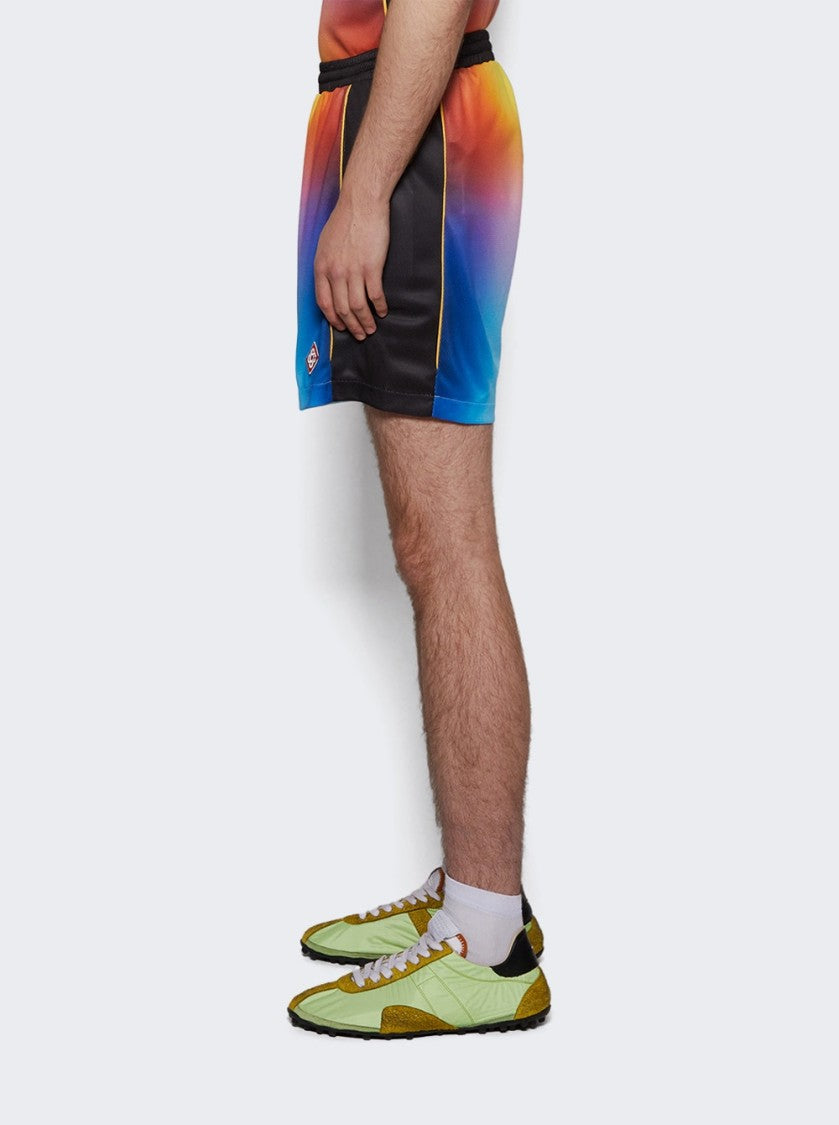 Casablanca Printed Football Shorts - Gradient