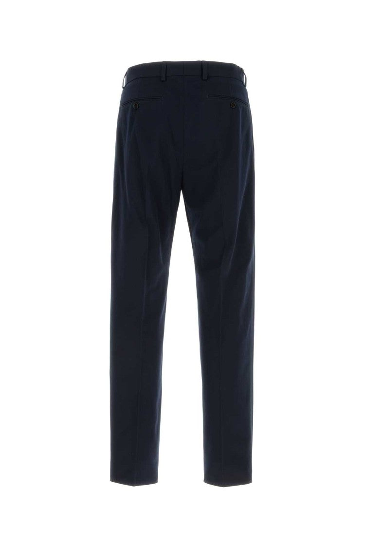 Gucci Navy Blue Gabardine Pant