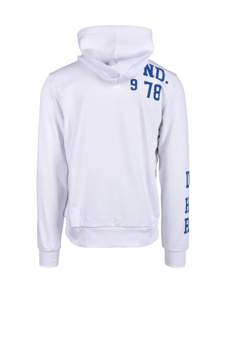 Diesel White Printed Cotton-Blend Sweatshirt