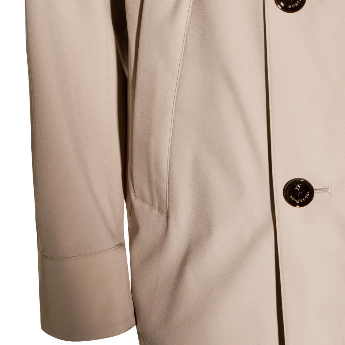 Montecore Double-Breasted Men's Coat With Hood