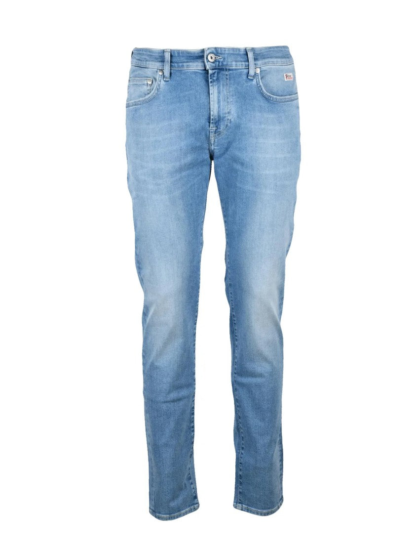 Roy Roger's Light Blue Classic Cut Stretch Denim Jeans