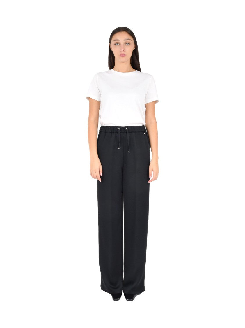 Herno Wide-Leg Trousers With Drawstring Waist