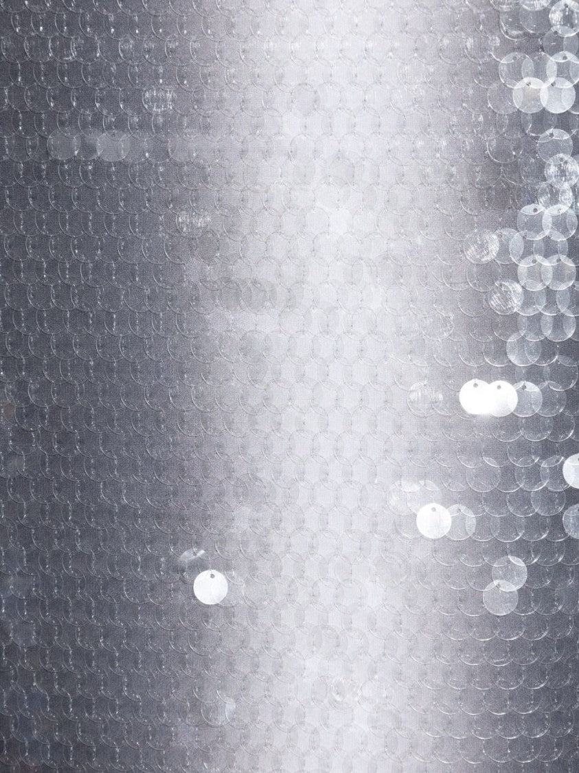 Sportmax Shimmering Sequin Skirt With Elasticated Waistband And Full Lining