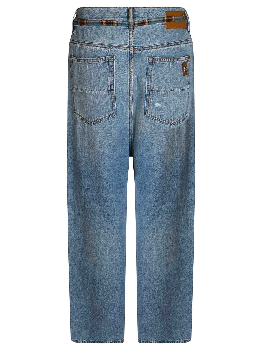 Amiri Jeans Baggy Distressed Denim Jeans