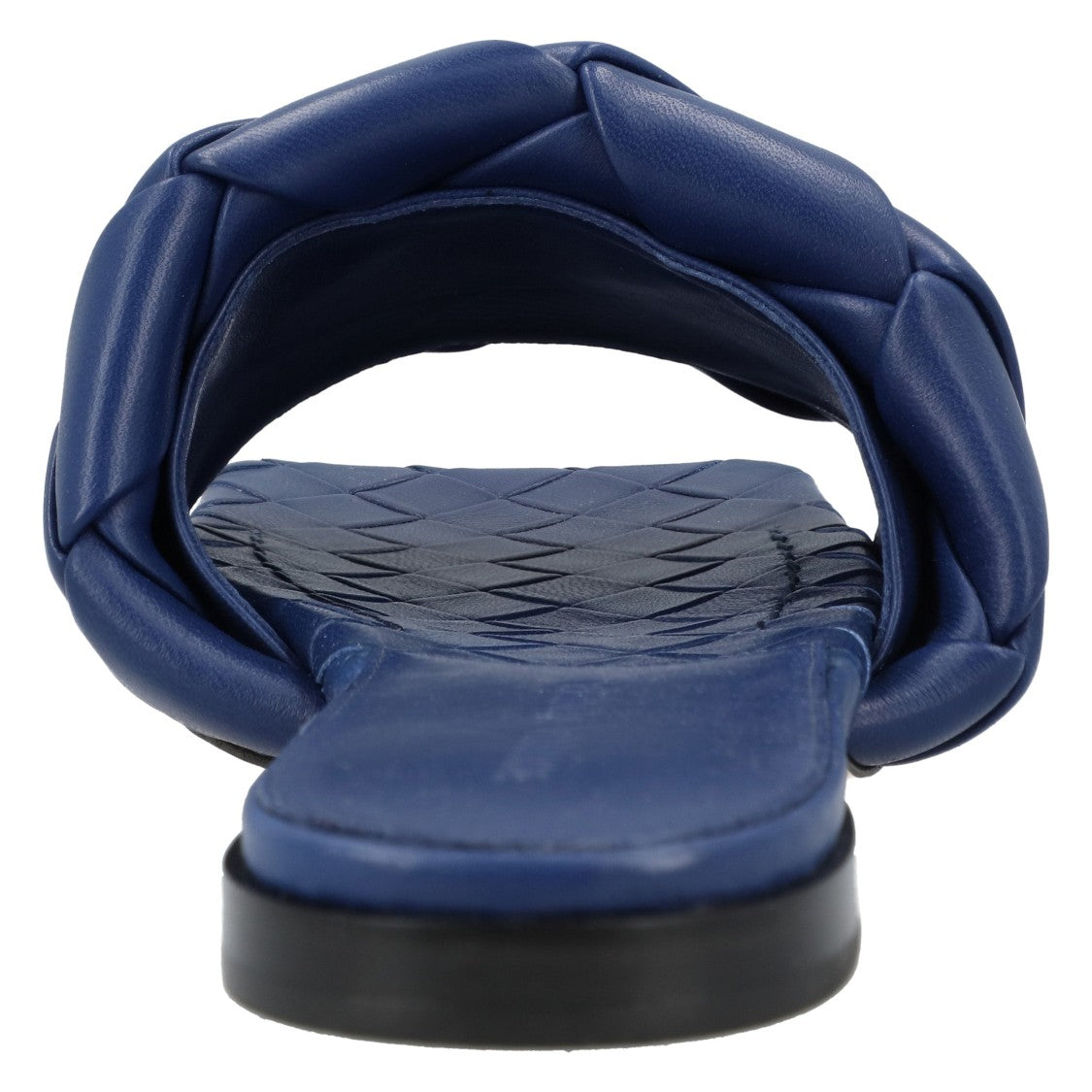 Bottega Veneta Lido Flat Sandal Blue