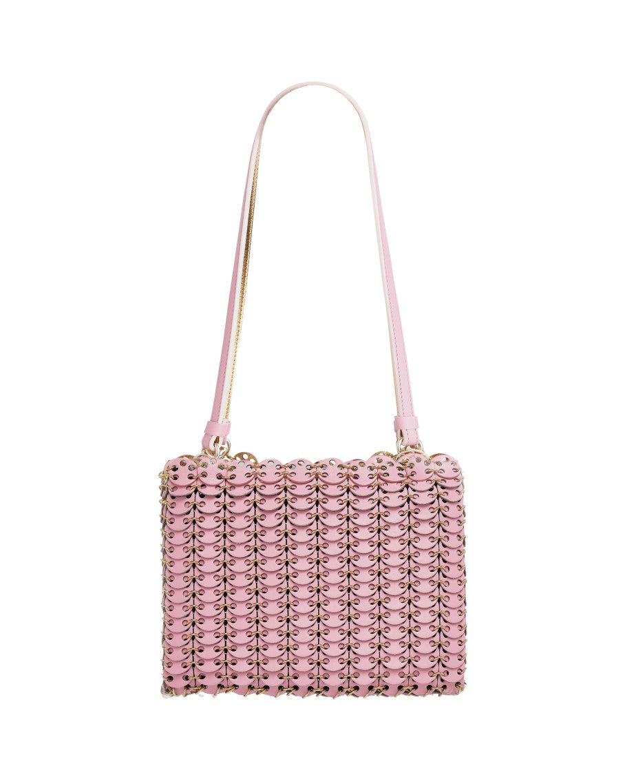 Rabanne Pink/Gold Structured Shopping Bag