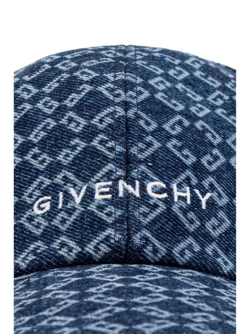 Givenchy Patterned Blue Cap