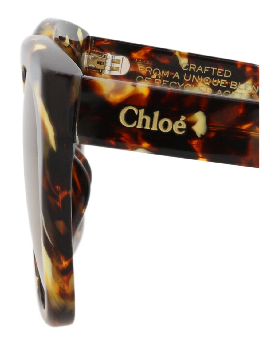 Chloé Square-Frame Recycled Acetate Sunglasses