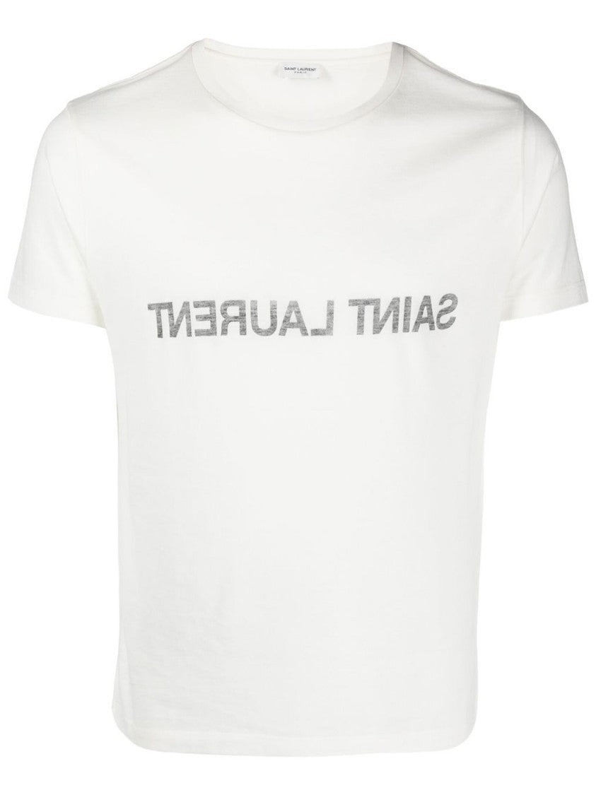 Saint Laurent Saint Laurent Reversed Logo T-Shirt