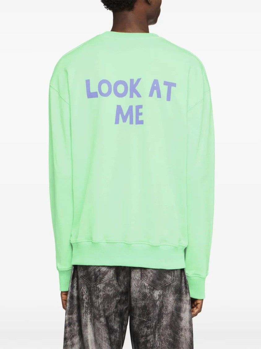 J. W. Anderson Mint Green Logo-Print Sweatshirt