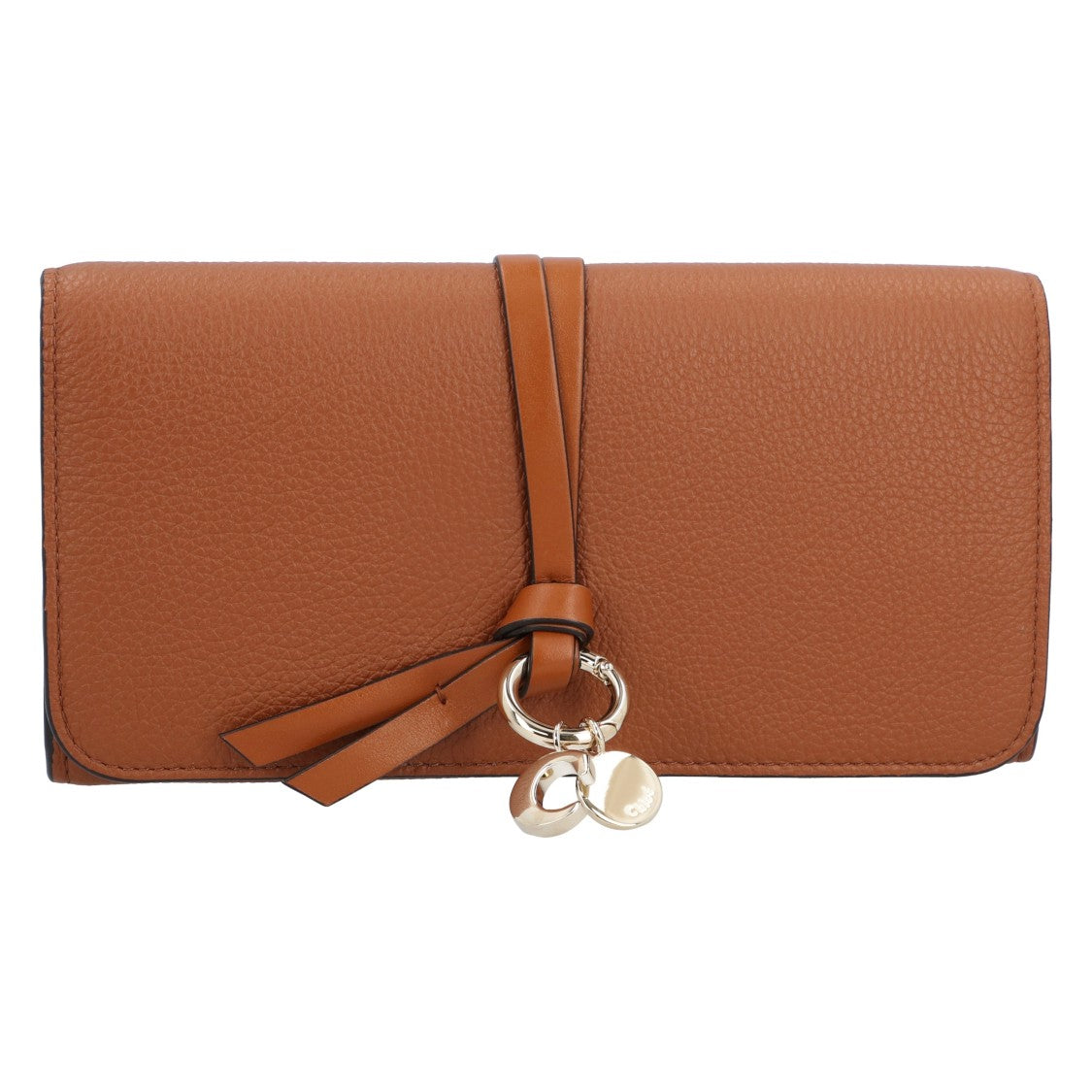 Chloé Alphabet Wallet With Flap Brown