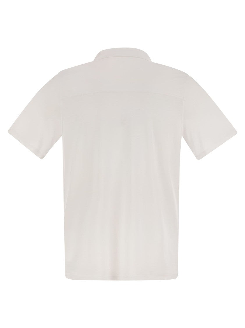 Majestic Cotton And Lyocell Polo Shirt