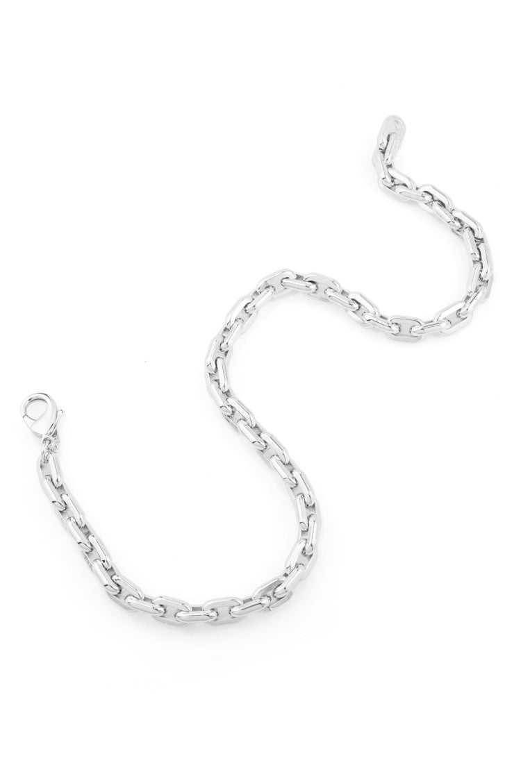 Federica Tosi Silver Lace Cindy 925 Silver Plated Bronze Metal Necklace