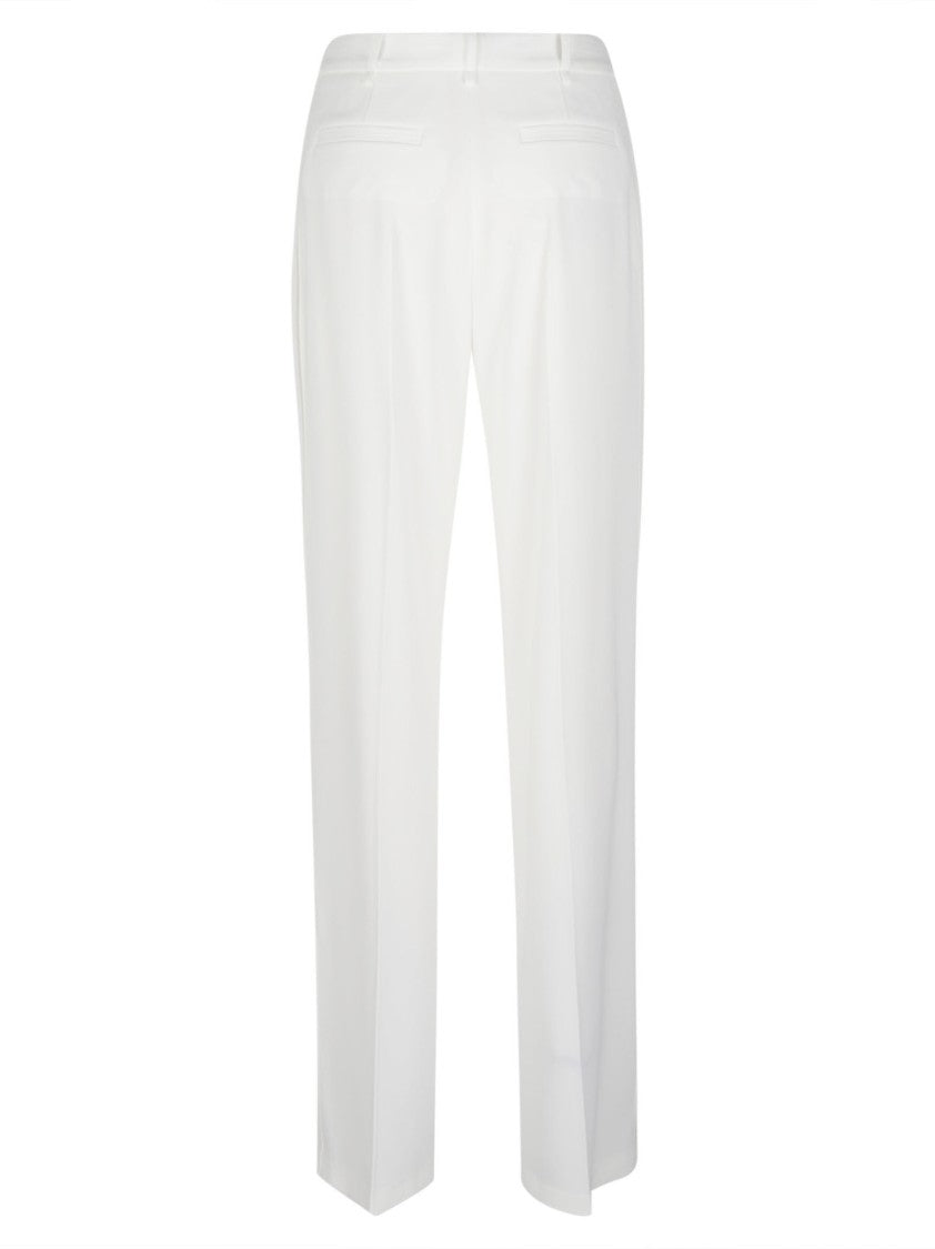 Elisabetta Franchi Essential Straight Leg Pleated Pants