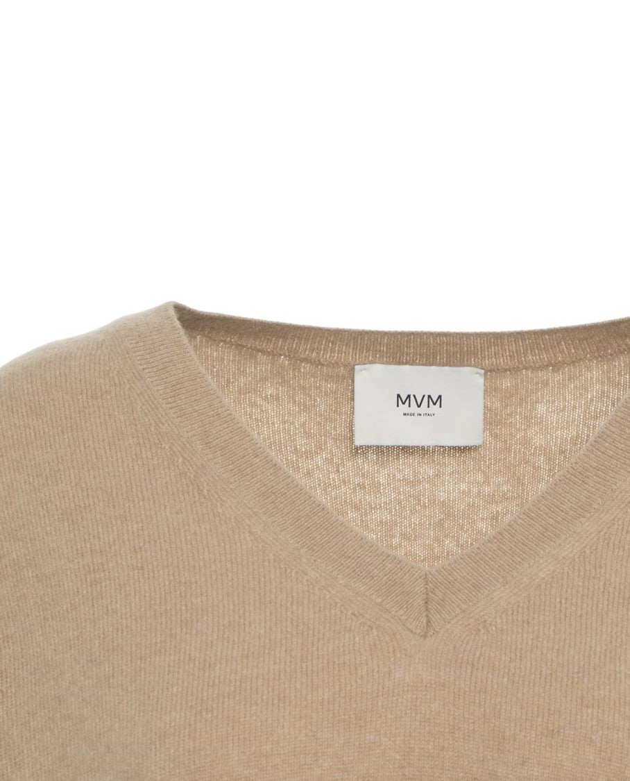 Mvm Cashmere Sweater With Pearls