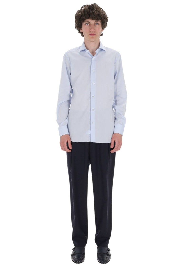 Barba Black Label Cotton Poplin Casual Shirt