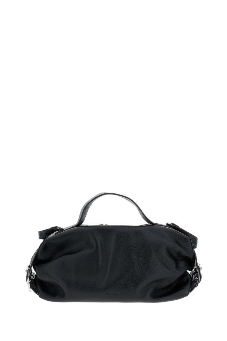 Simone Rocha Black Biker Belt Buckle Calf Leather Bag
