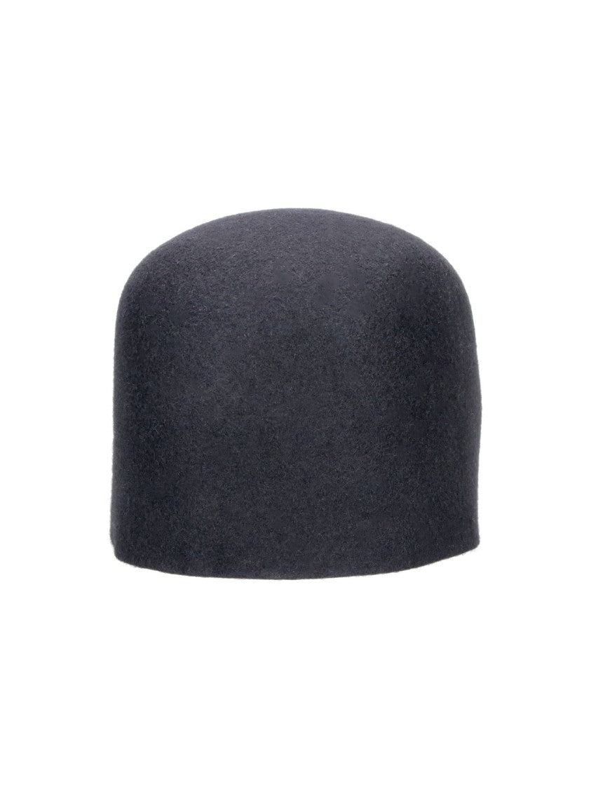 Vaquera Black Wool Balaclava Hat