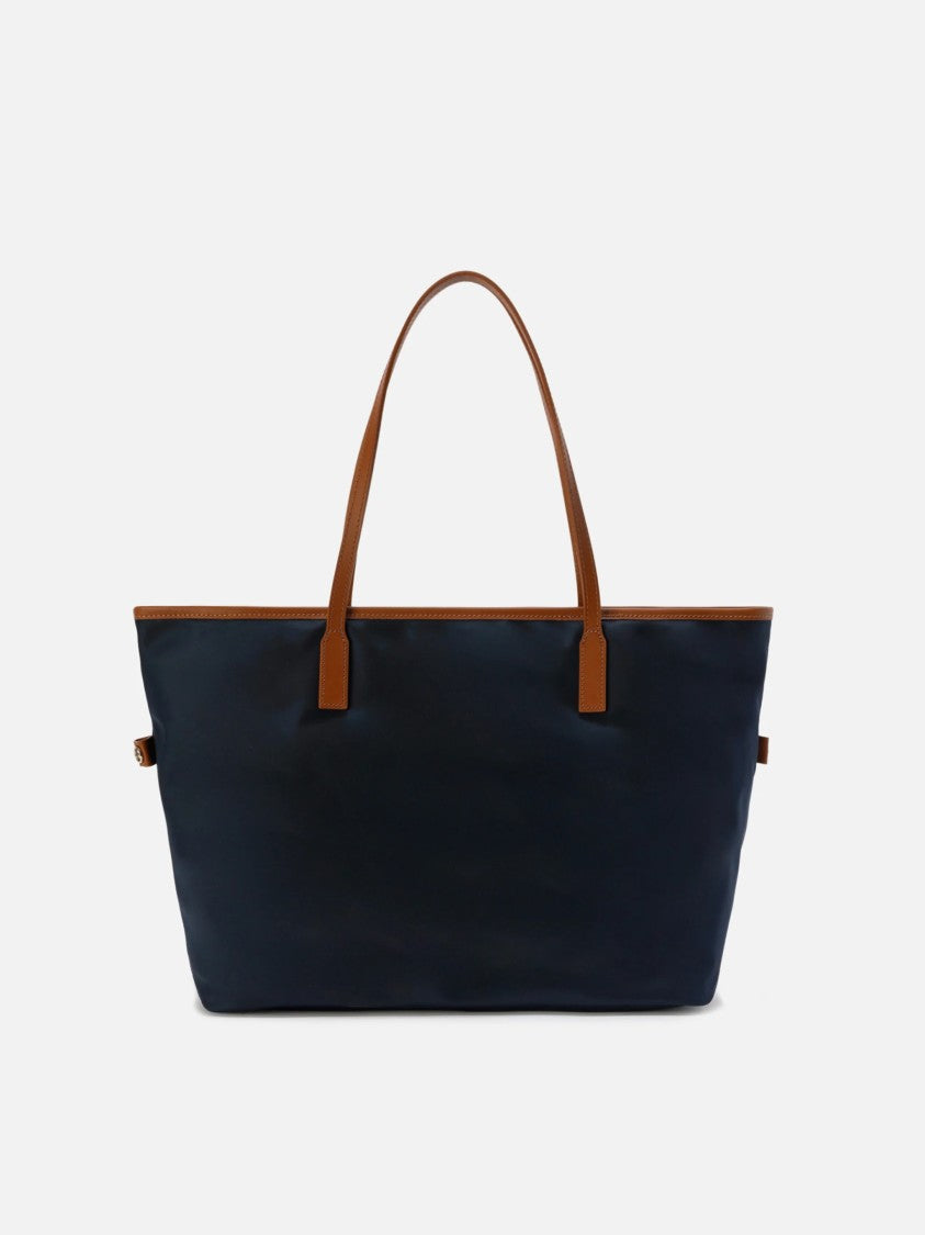 Mc2 Saint Barth Spacious Foldable Tote Bag With Contrasting Handles