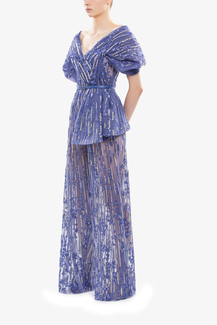 Saiid Kobeisy Embroidered Jumpsuit