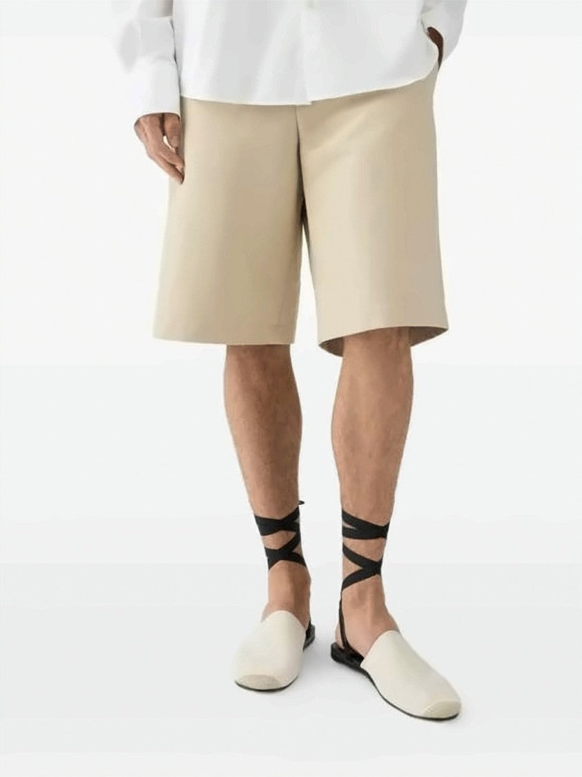 Jacquemus Mid-Length Tailored Shorts With Button Closure