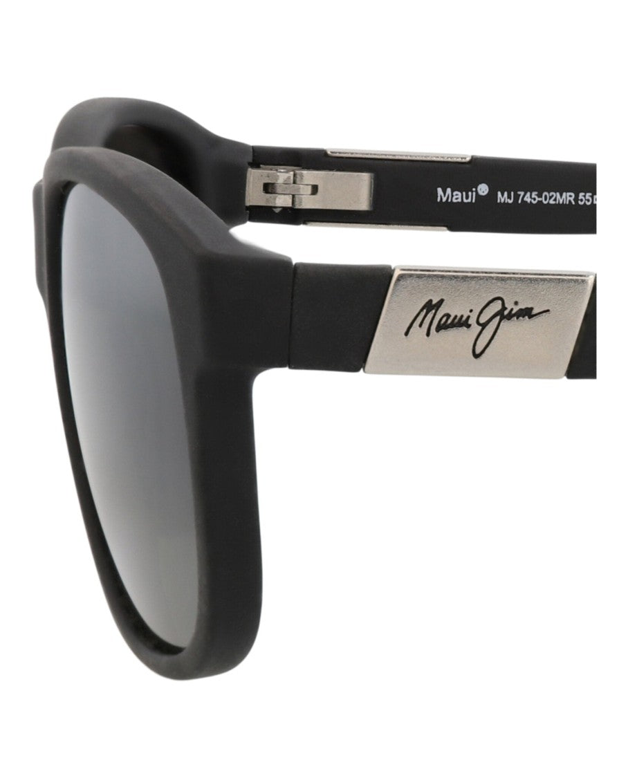Maui Jim Round-Frame Injected Sunglasses