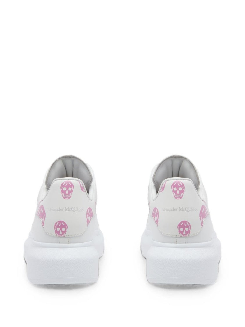 Alexander Mcqueen White Skull-Print Oversized Rubber Sole Sneakers