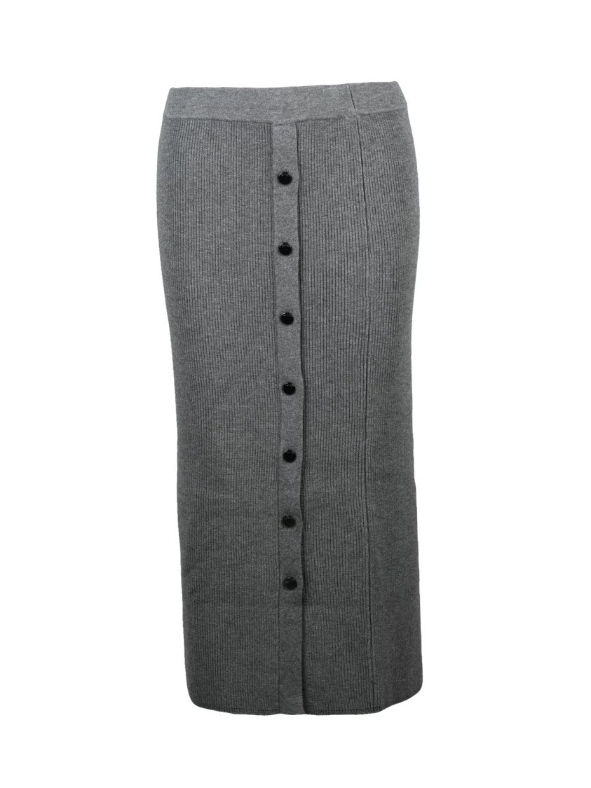 Liu Jo Grey Viscose-Blend Knit Sets
