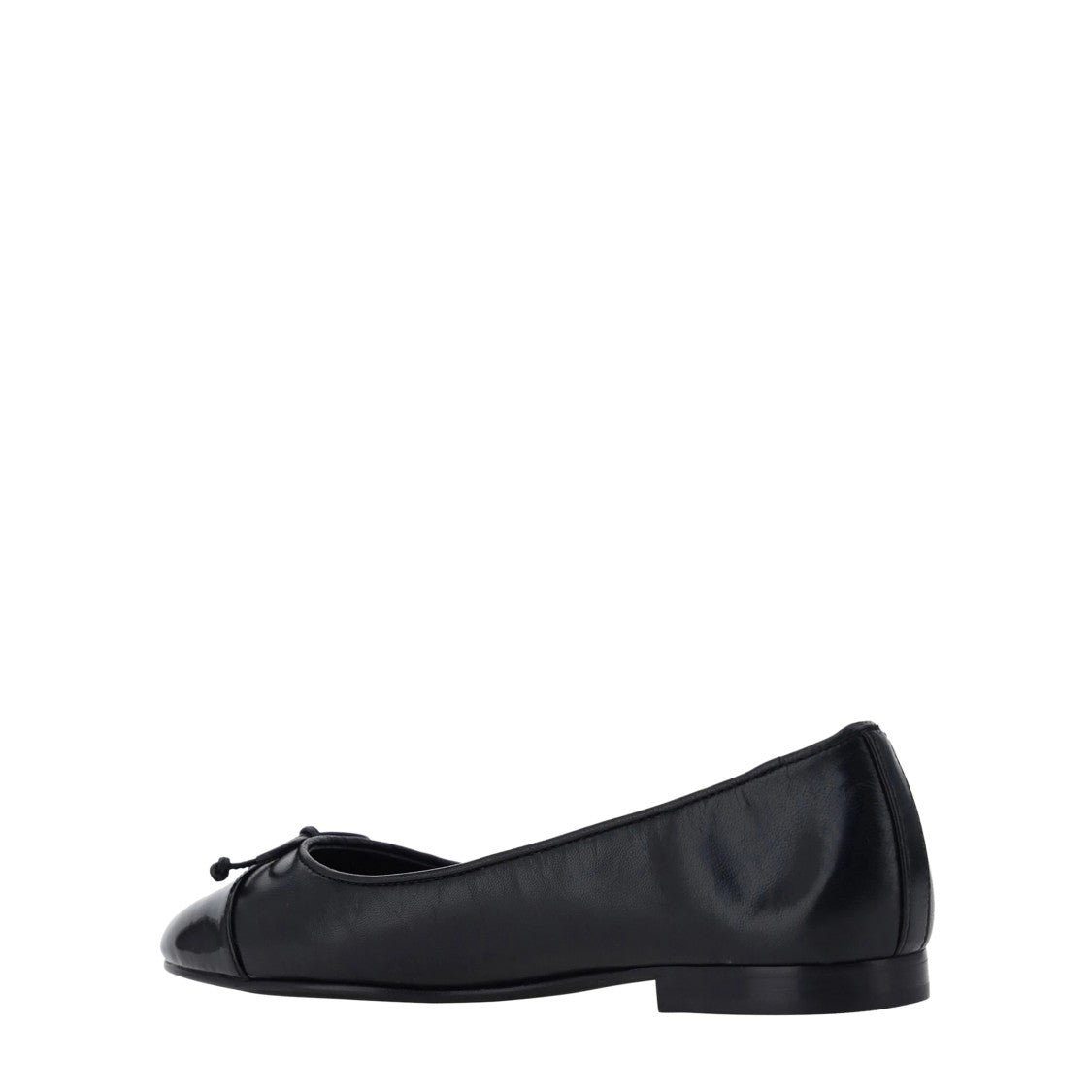 Tory Burch Cap-Toe Ballet Flats With Glossy Detailing