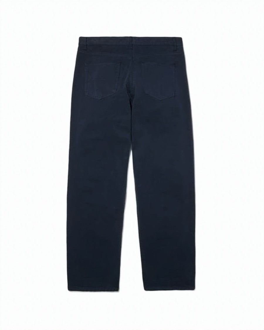 Noah Deep Navy Straight-Leg Pants