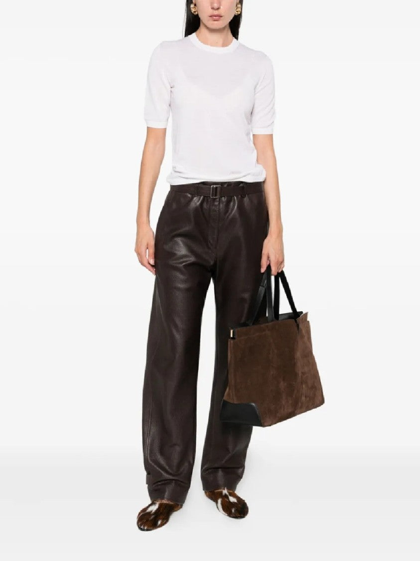 Max Mara Short-Sleeve White Top