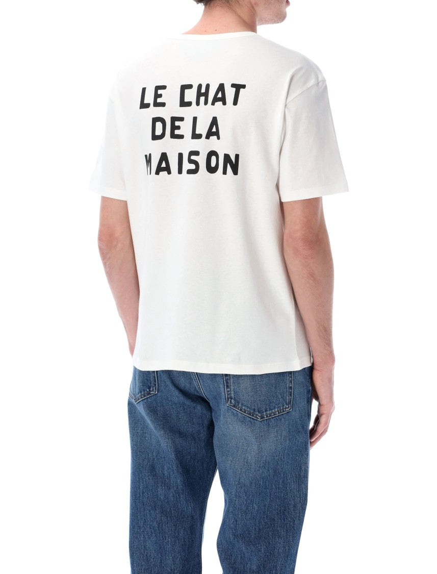 Valentino Garavani Le Chat Cotton Girocollo Graphic T Shirt